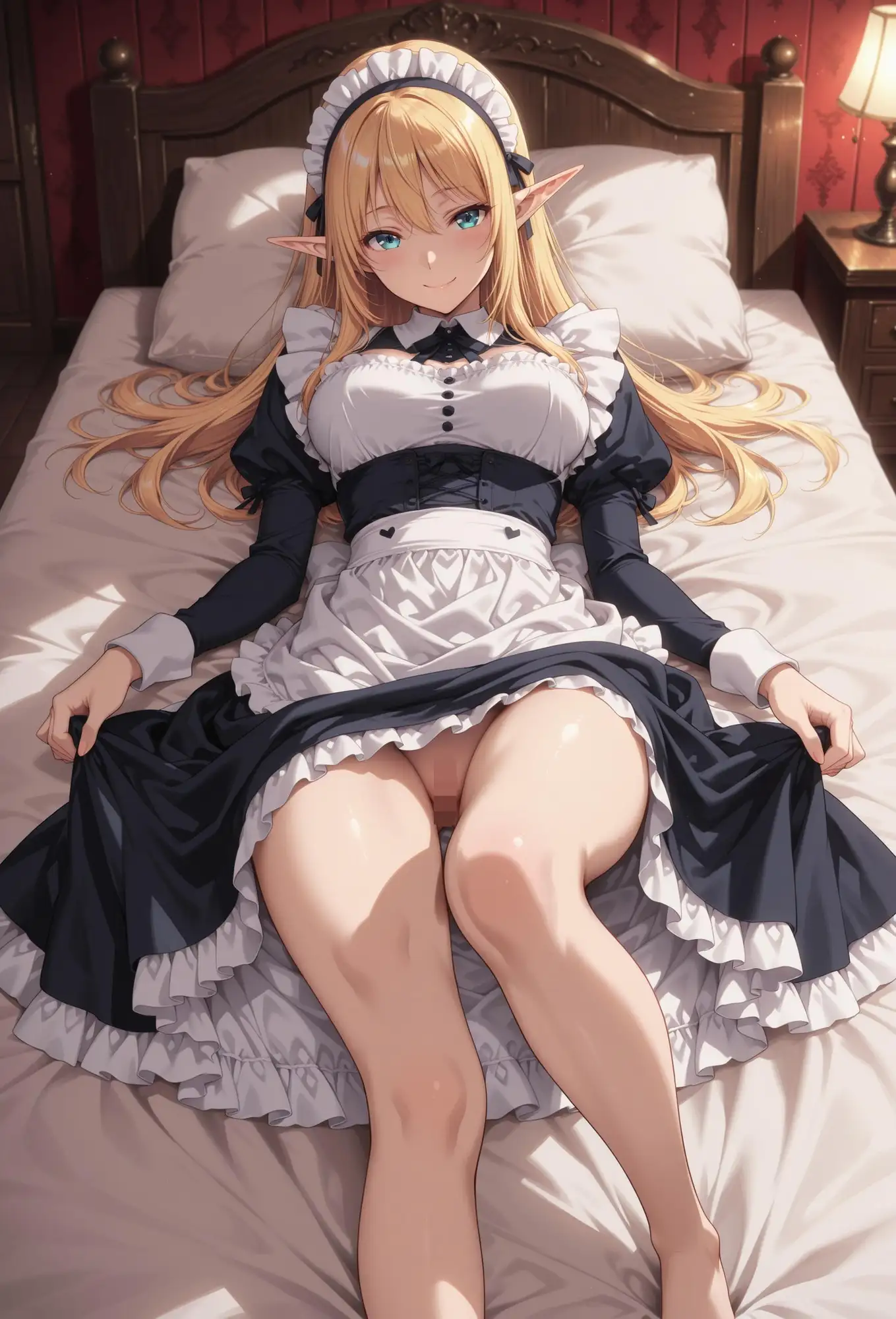 エルフのメイドさんの誘惑4 サンプル画像 2