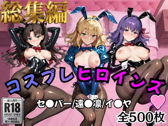 【Fate/stay】コスプレヒロインズ_セ●バー・遠●凛・間●桜編【500枚】 ジャケット画像