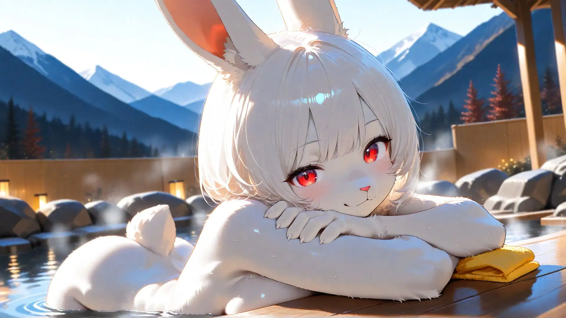 ケモたちと一緒に銭湯 サンプル画像 2