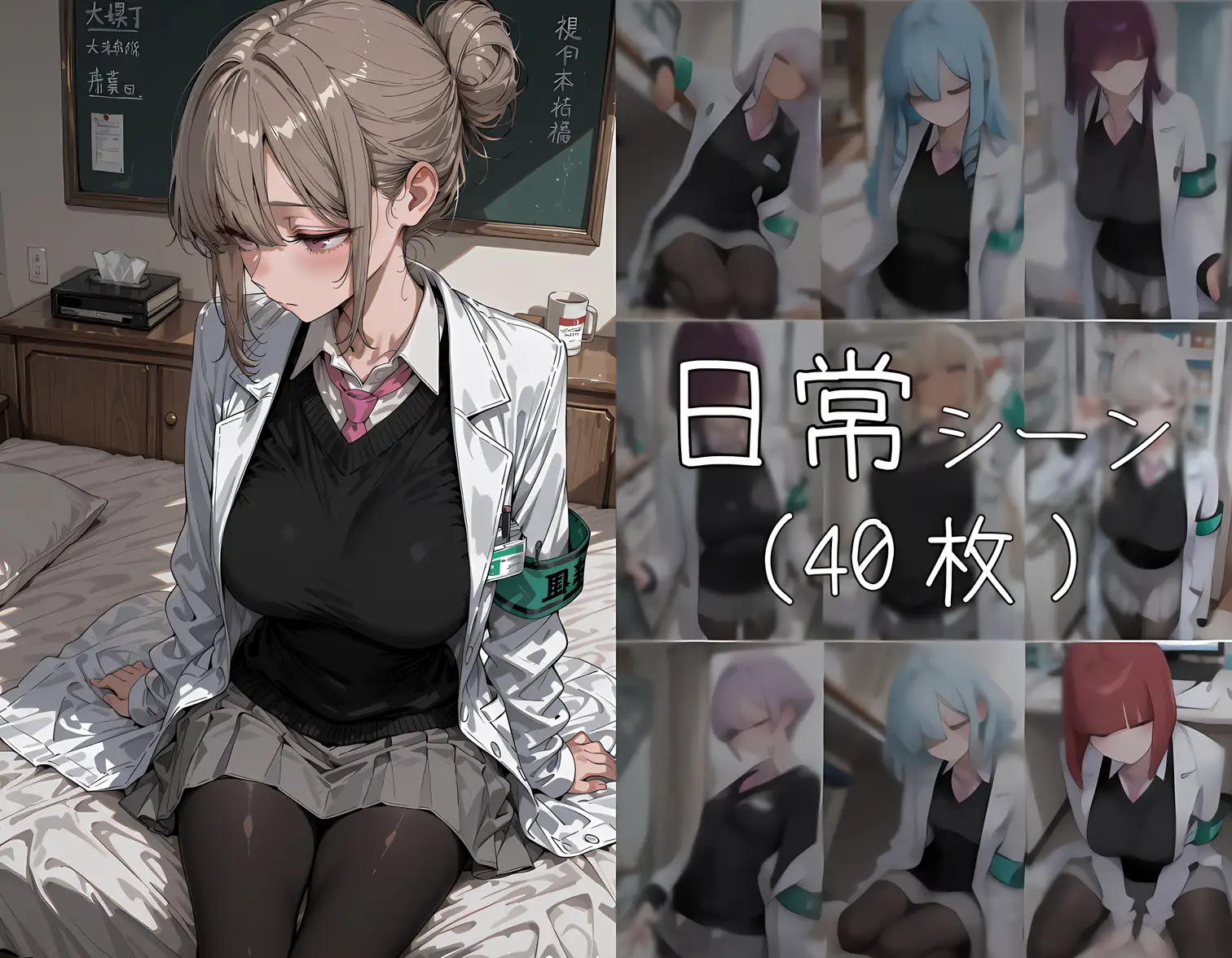 おじさん教員に種付けされる保健委員 サンプル画像 3