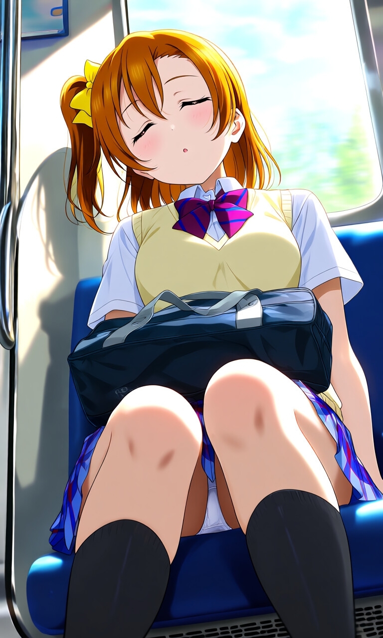 アニメキャラ電車睡眠盗撮_2