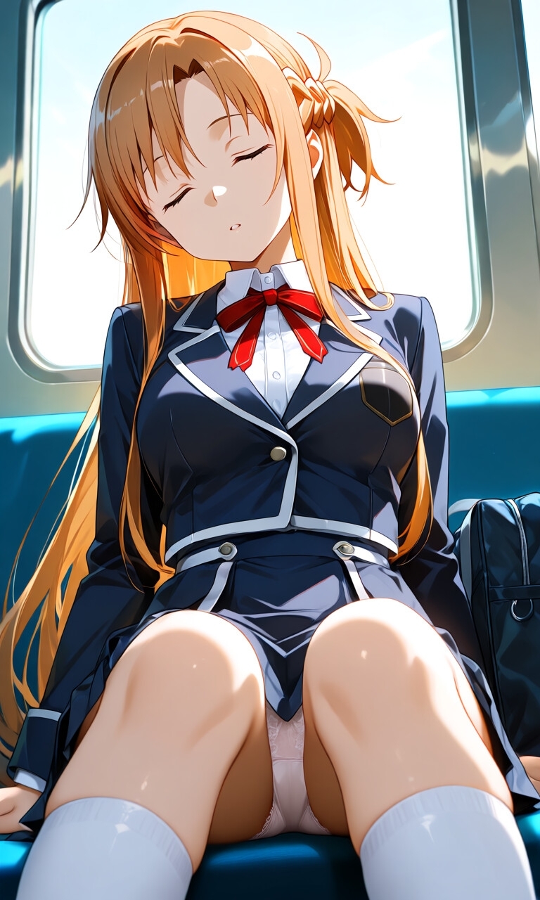 アニメキャラ電車睡眠盗撮_4