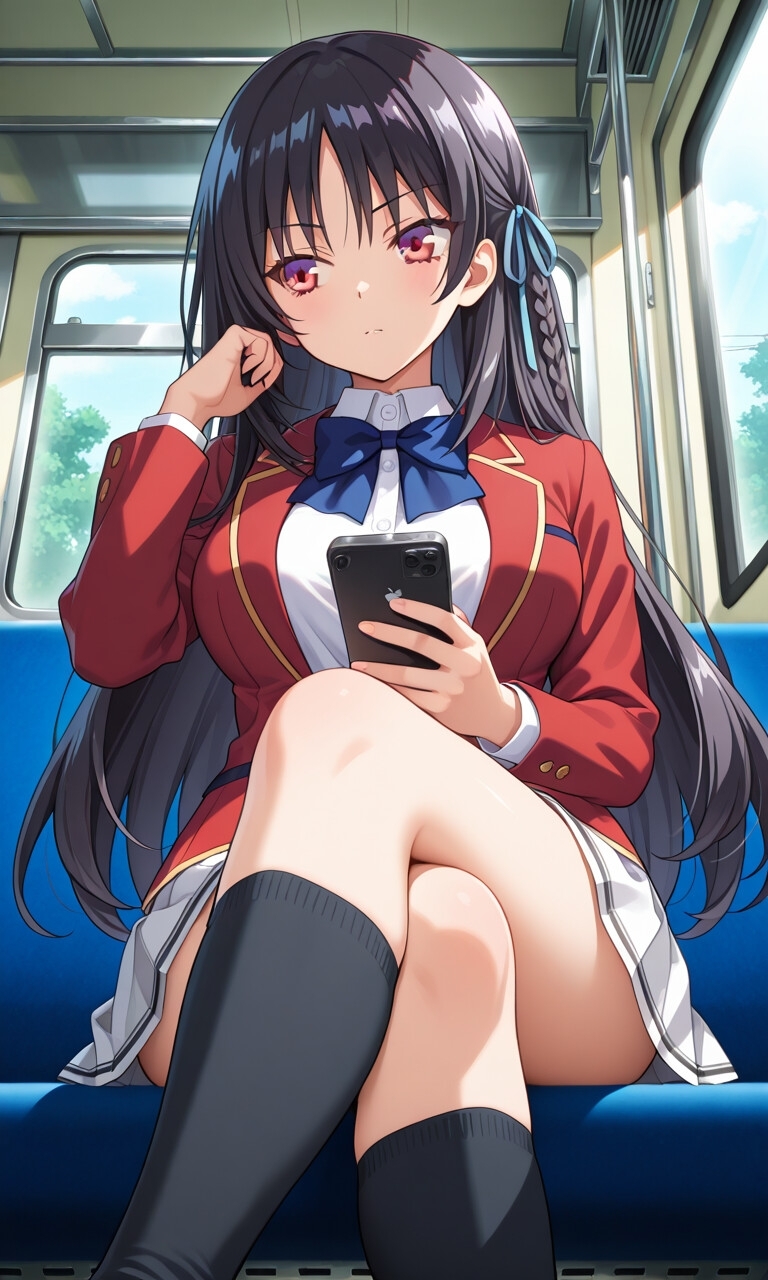 アニメキャラ電車睡眠盗撮_5