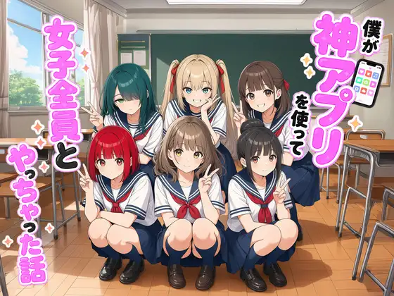 【漫画】僕が神アプリを使って女子全員とやっちゃった話 ジャケット画像