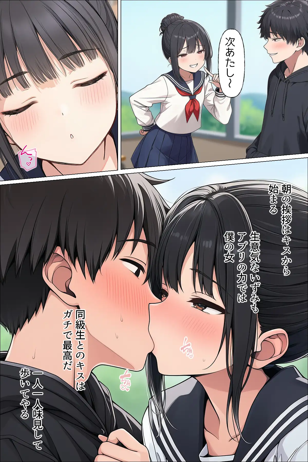 【漫画】僕が神アプリを使って女子全員とやっちゃった話 サンプル画像 6