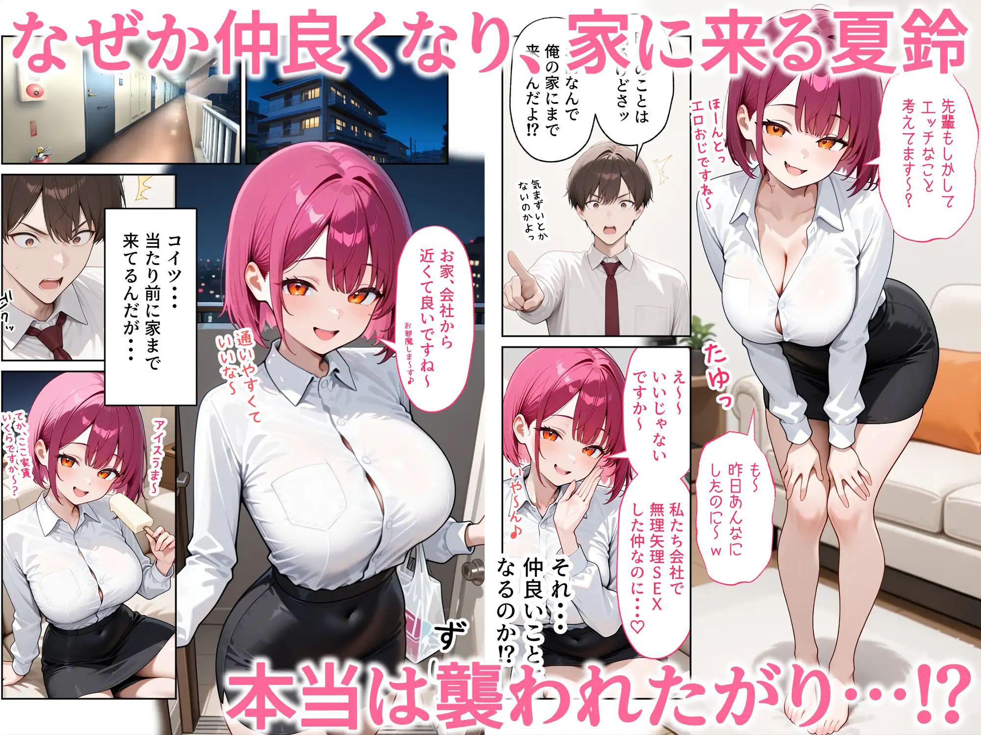 ウザ可愛い風俗嬢が新卒OLとして俺の部下になった話 サンプル画像 8