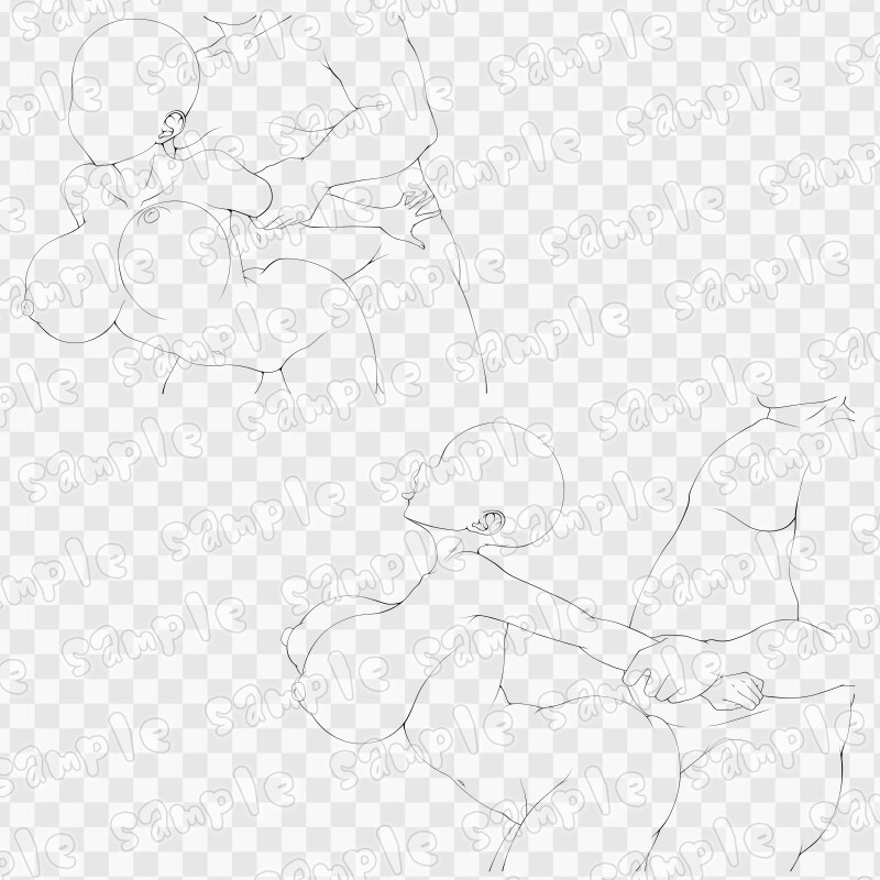 線画素材集[手]114 thumbnail 4