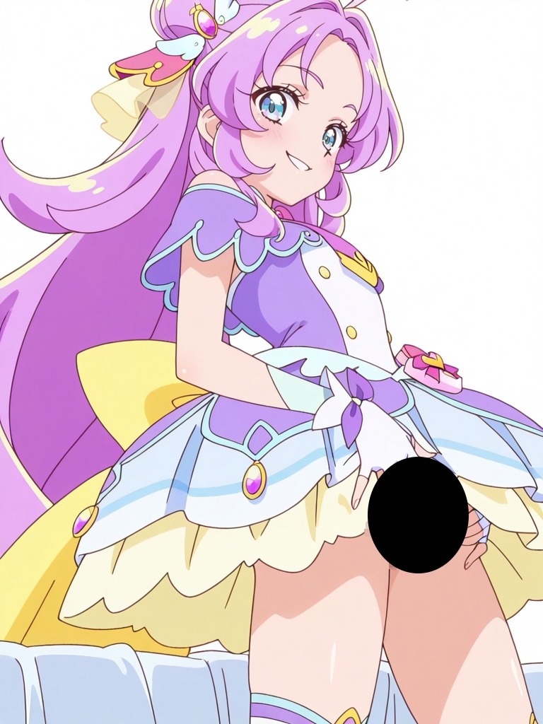 『名探偵プリキ◯ア』ヒロイン脱がしてみた ムキムキ色黒モブ○ スマホでも見やすい縦型 シチュエーション&クオリティ厳選480枚! 画像2