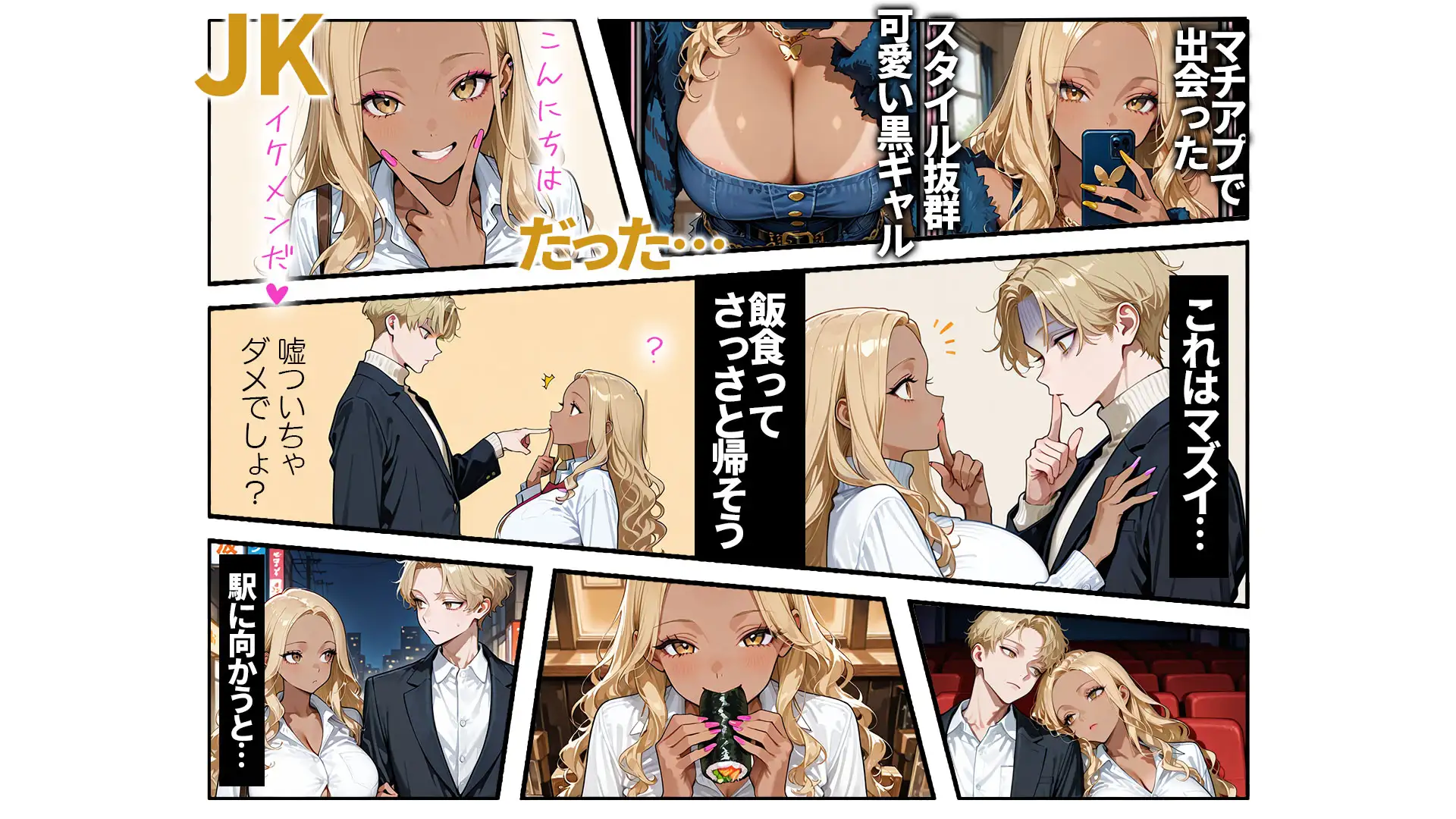 強がり黒ギャルが俺にだけ甘々になるまで サンプル画像 5