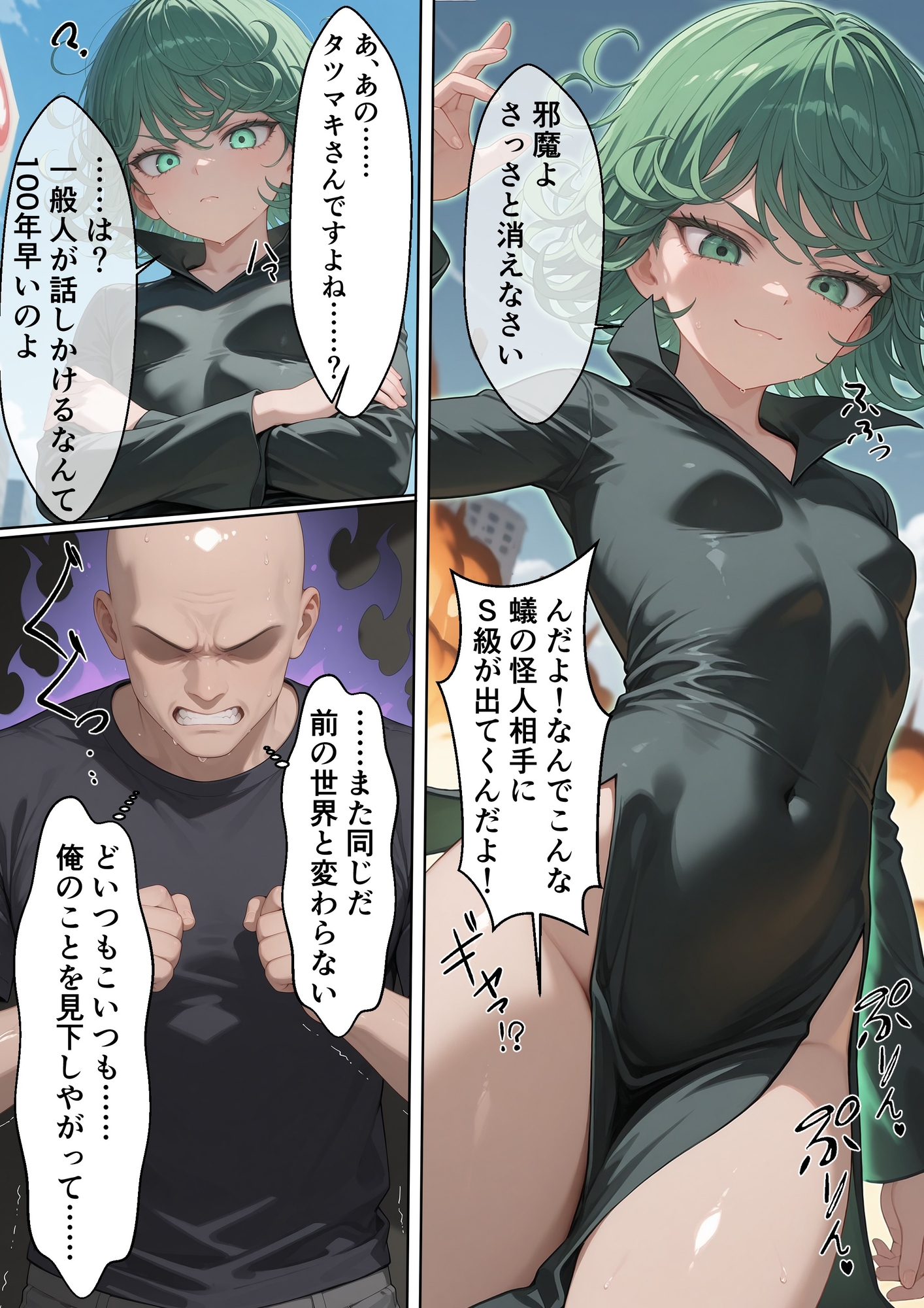 【いろは】誇り高き最強姉妹を堕とす禁断の姉妹プレイへ……『異世界転生したらチート催○で最強ヒーローの姉妹丼が出来た件【ワンパ〇マン タツマキ×フブキ編】』8