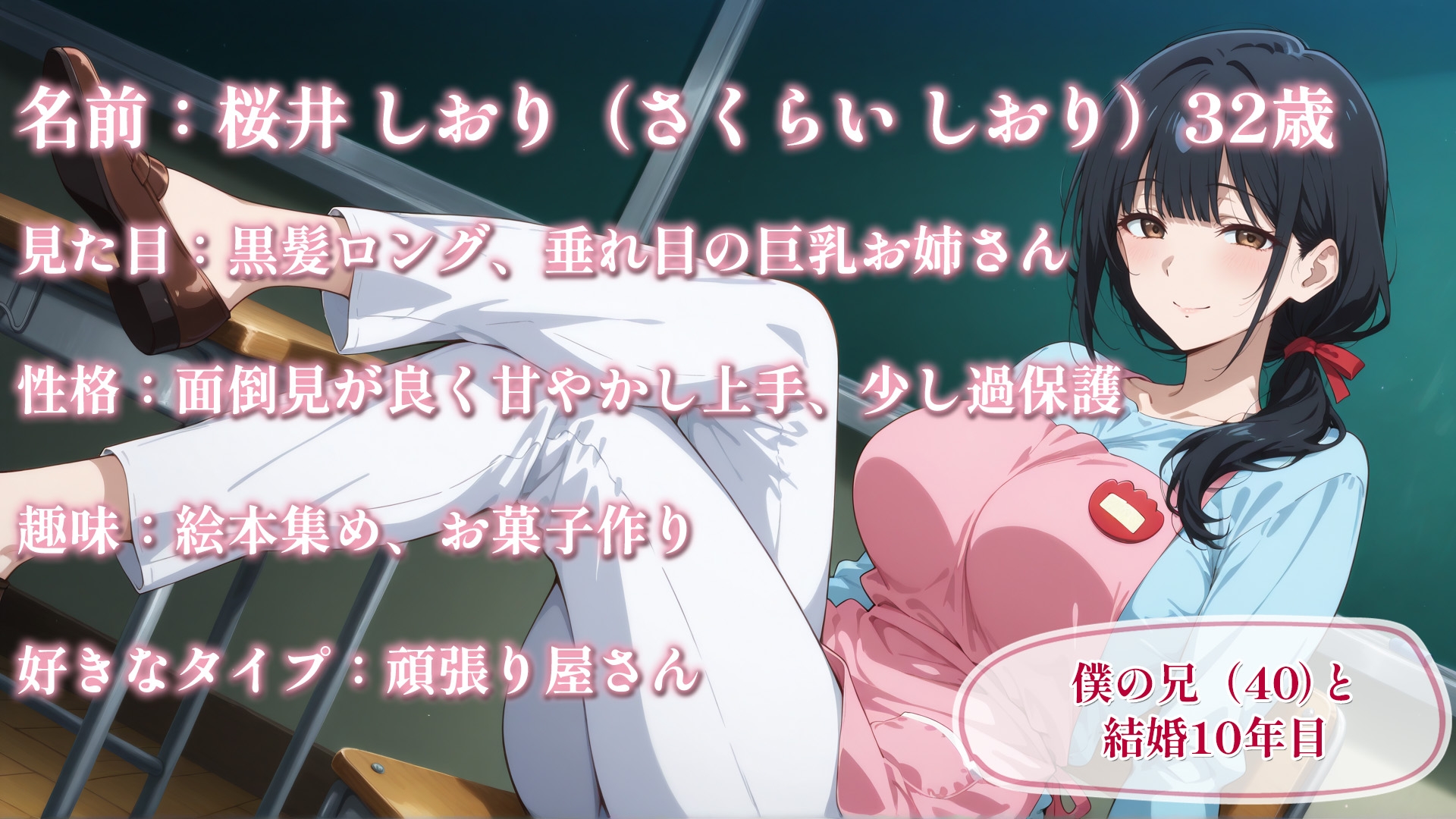 社畜の僕を、保育士の義姉が夜の保育園で独占あまあまセックスしてくれた一部始終 画像1