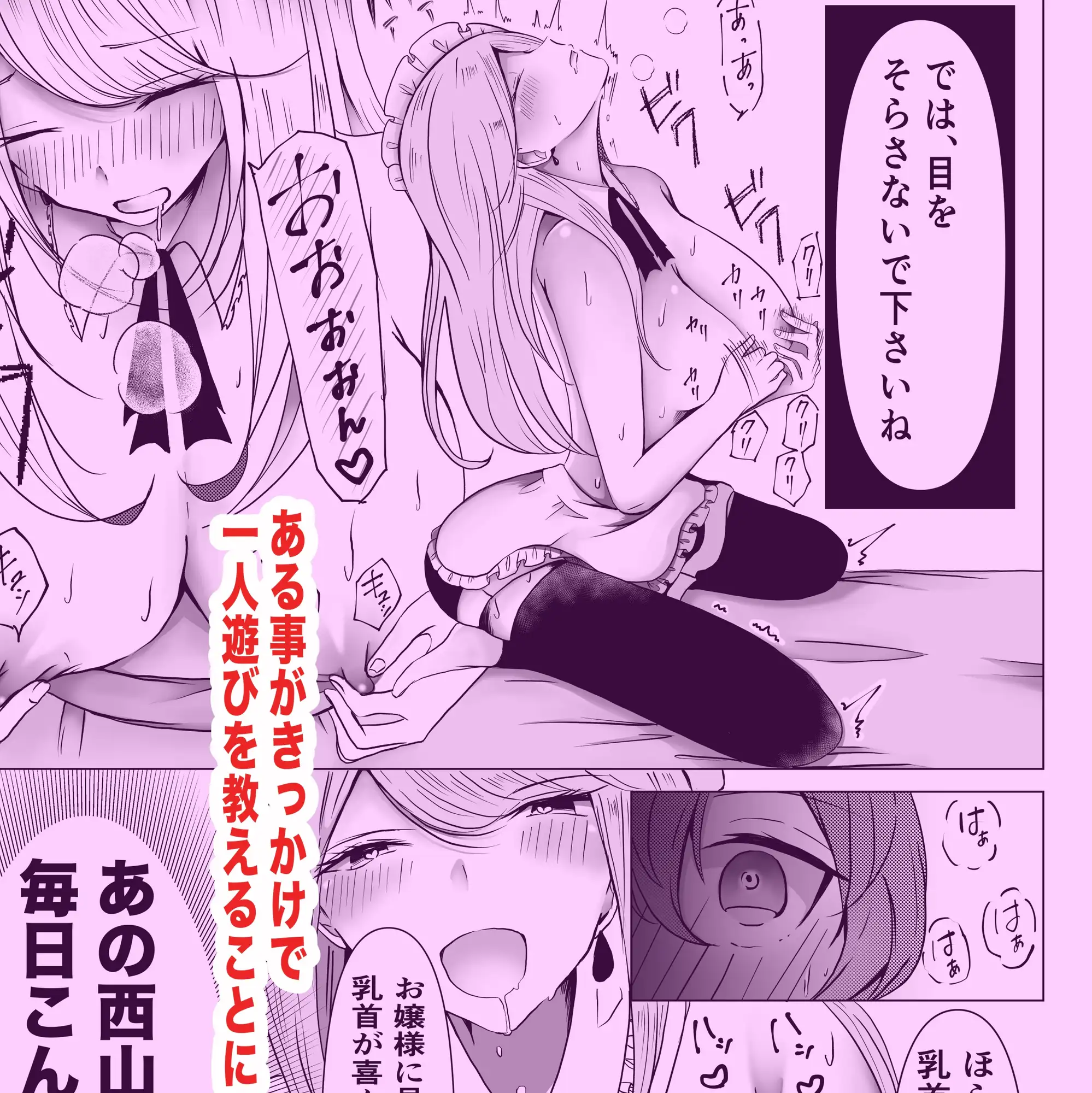 お嬢様、今日から「一人遊び」を覚えましょう サンプル画像 2