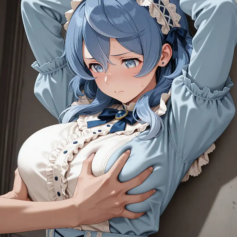 水色ゆるふわフリル縛り サンプル画像 2