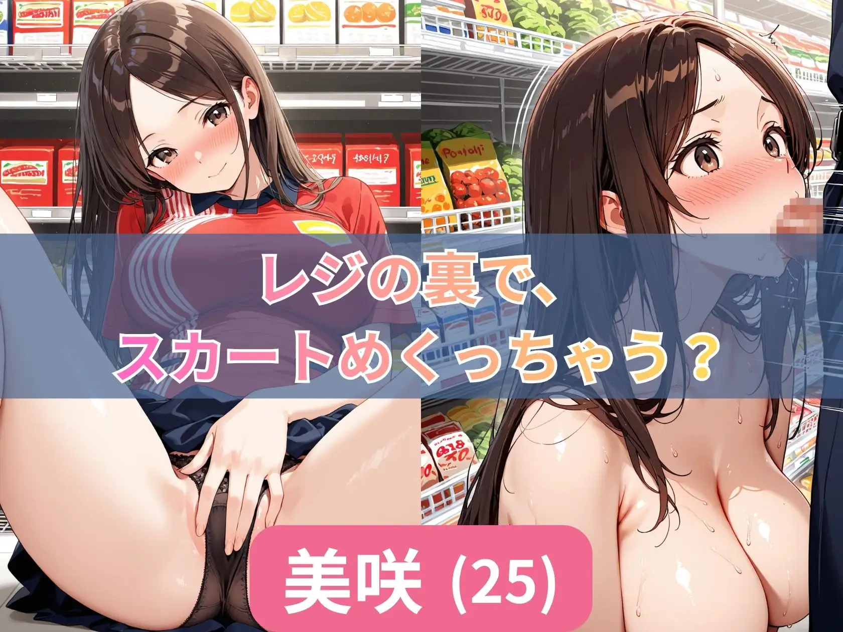 バイト先のはち切れ爆乳主婦4人と汗だくセックスする本 サンプル画像 8