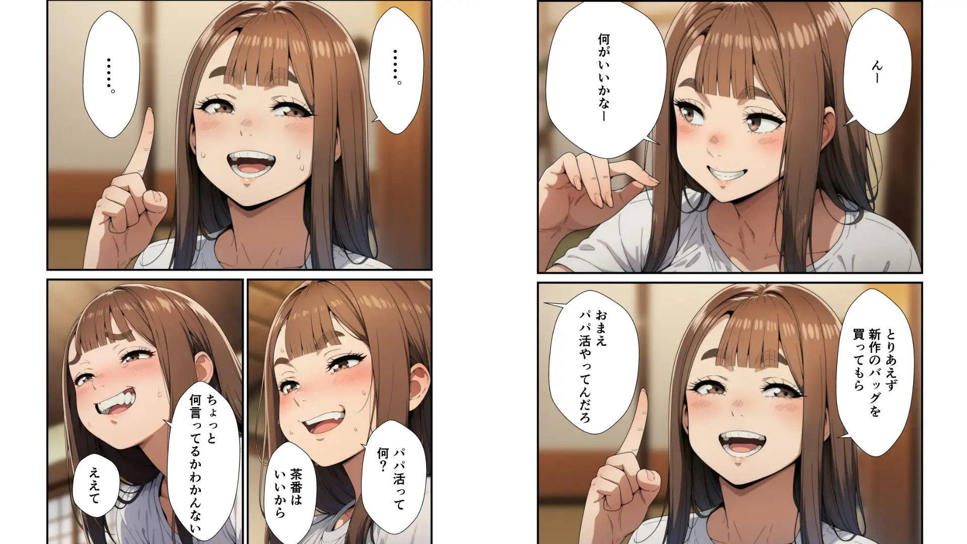 生意気なJKが弱みを握られSEXにもちこまれる話 サンプル画像 4