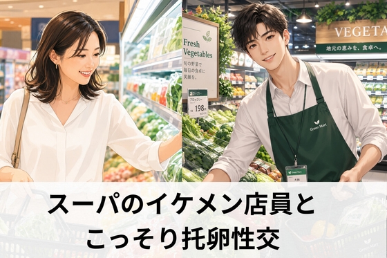 イケメン店員に托卵され絶頂。若い精液がドピュドピュ新鮮でやめられない。