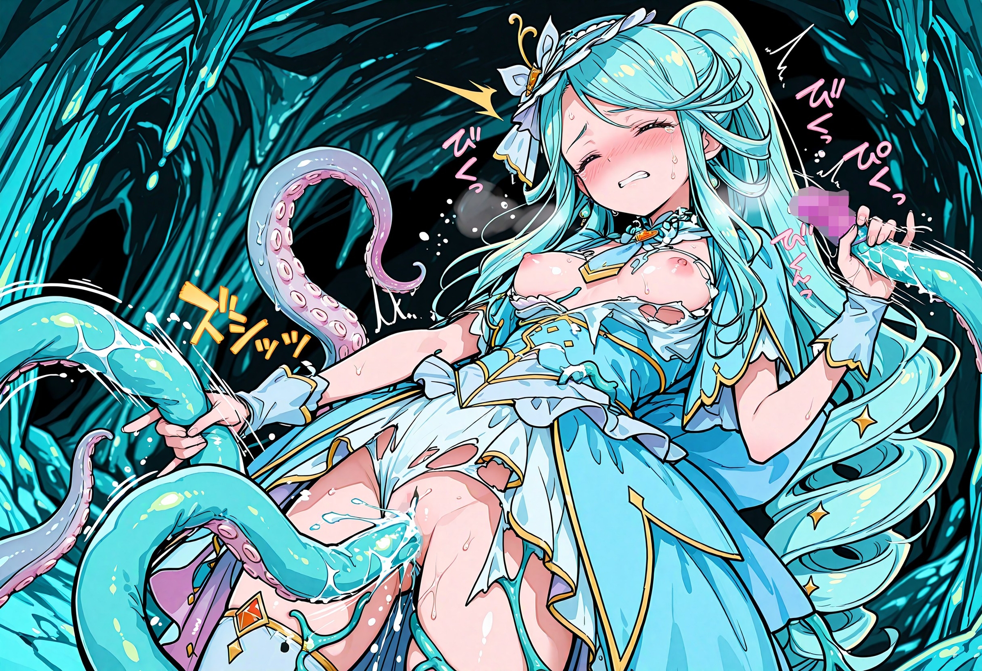 触手姦 キュア〇クレール編 画像4