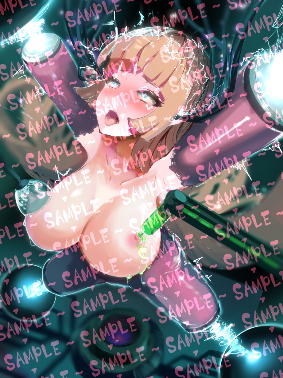 【うごイラ】対魔忍敗北-改造実験 画像1