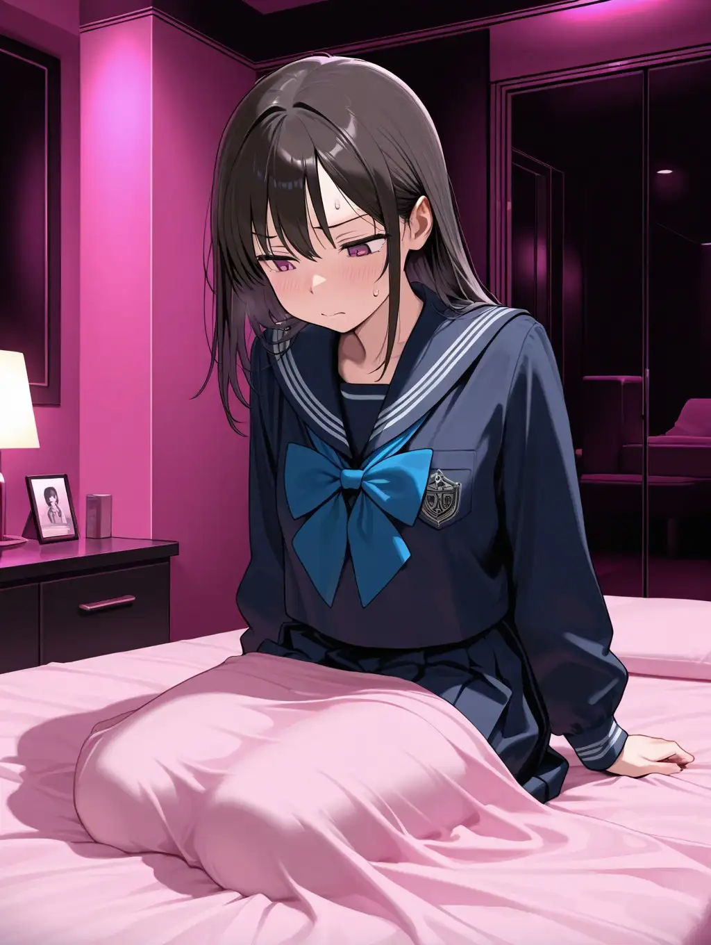 勢いでラブホに来ちゃった女の子 サンプル画像 2