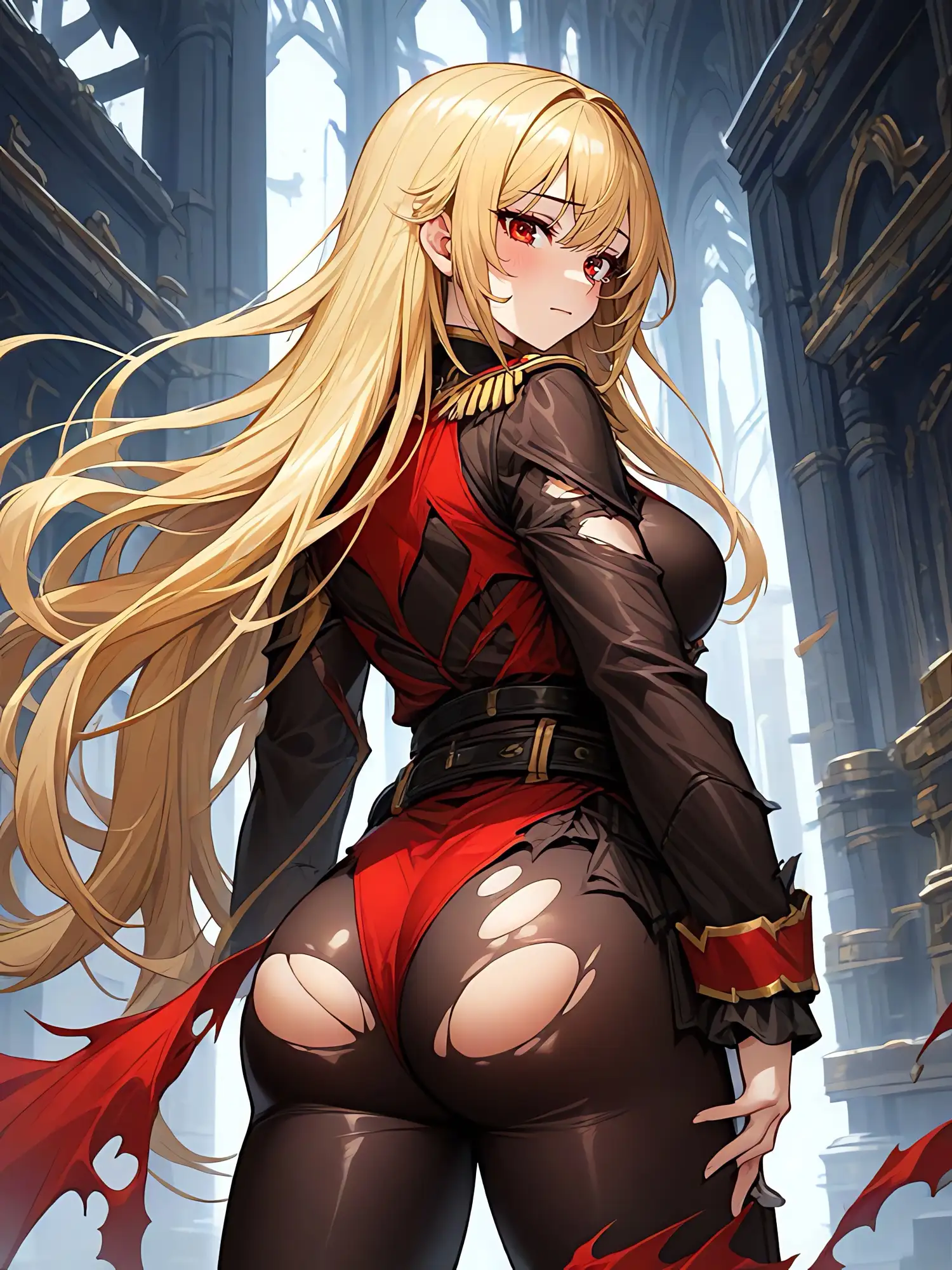 軍服尻破れ サンプル画像 4