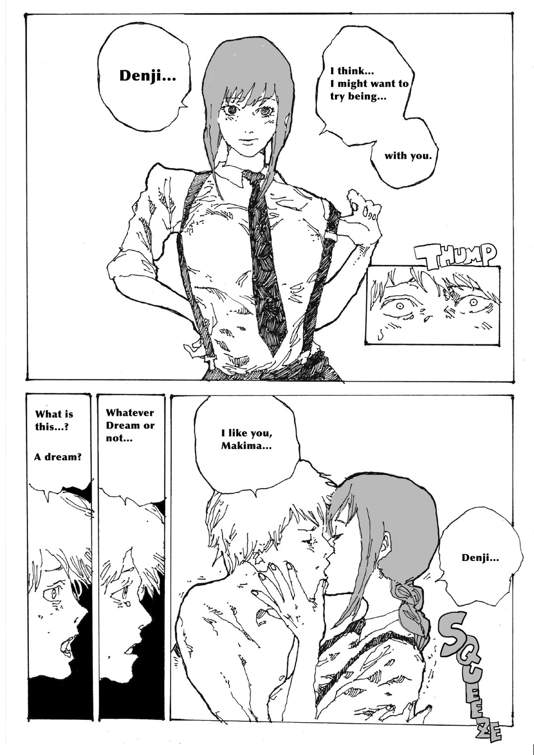 Chains〇w Man: Anal Sex Between Makima and Denji thumbnail 2