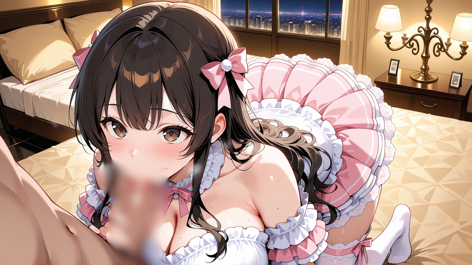 巨乳グラビア姉妹の枕営業 ~プロデューサーの太い肉棒に喘ぐ姉妹~ 画像2