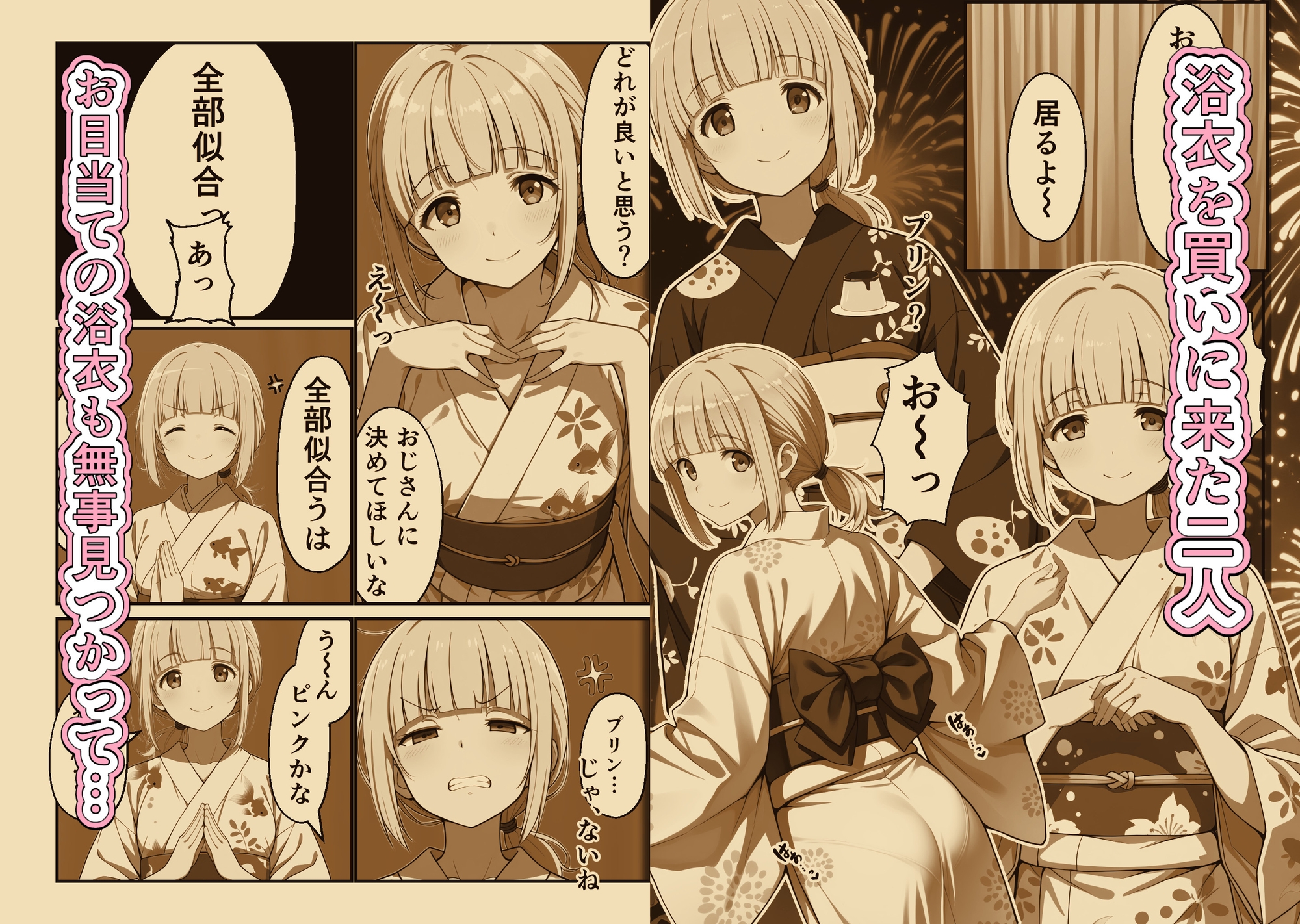 金髪ちゃんと夏祭り ~浴衣デートで大興奮~ 画像3