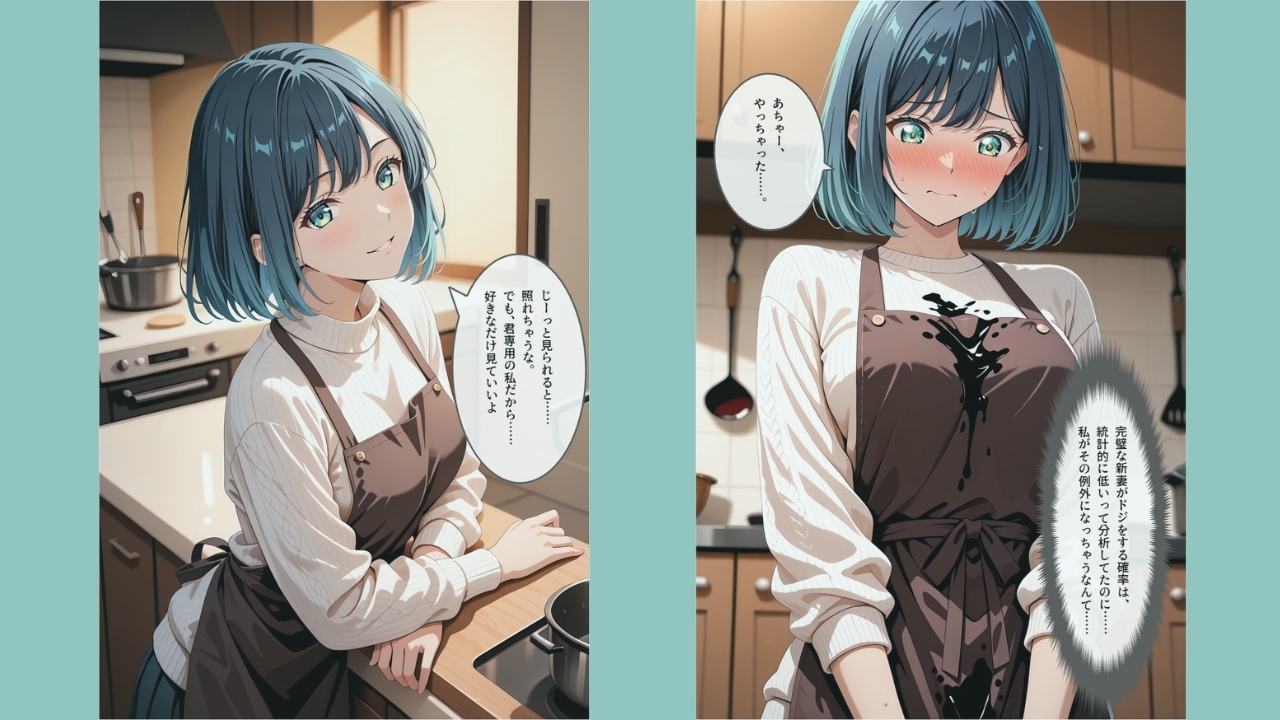 【セリフ付きストーリーCG集】黒川あ〇ね:完璧な演技が剥がれる、天才女優のメス堕ち。──貴方に捧げる新婚記録 【460枚】 画像1
