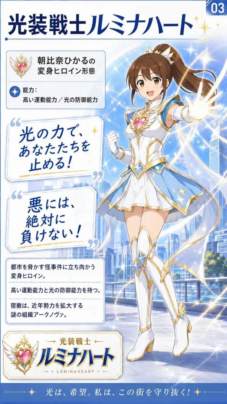 元・変身ヒロイン!今は悪の組織の広報やってます