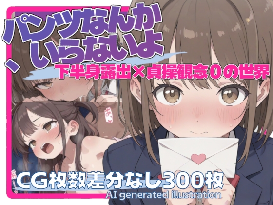 パンツなんか、いらないよ【下半身露出・貞操観念ゼロ】 ジャケット画像