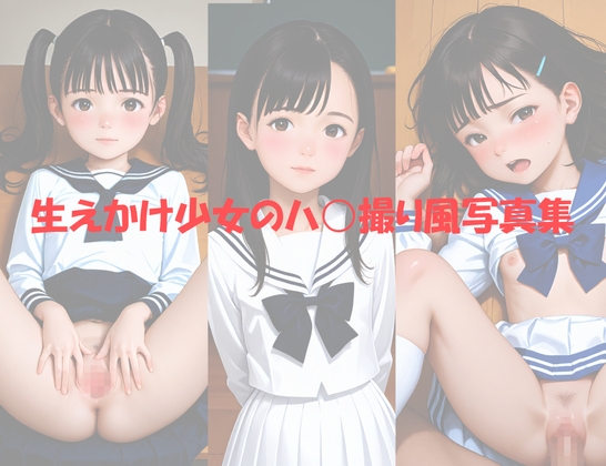 生えかけ少女のハ○撮り風写真集