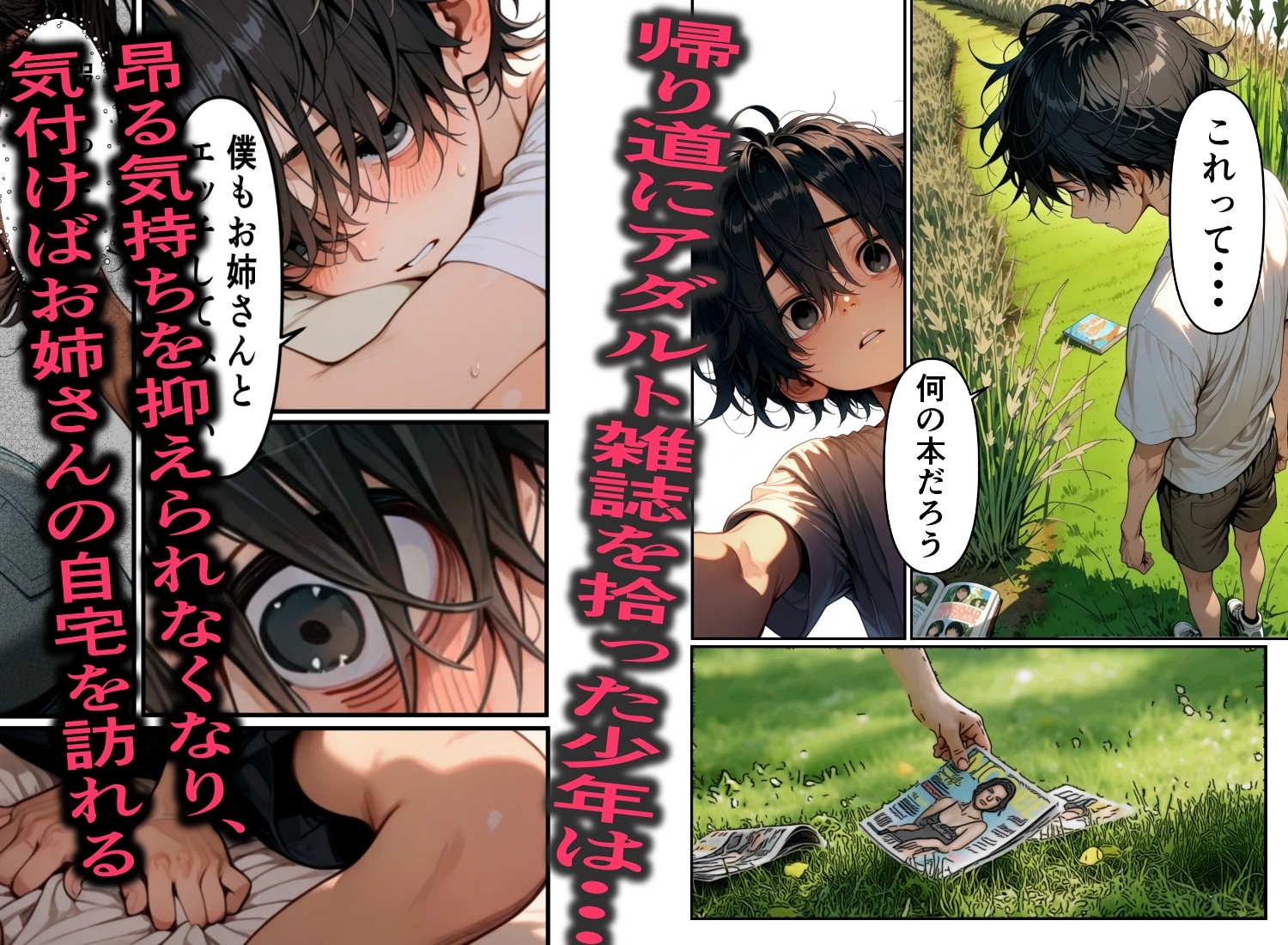 内気な少年を異常なオスへと変貌させた近所のお姉さんとのひと夏の思い出 画像3