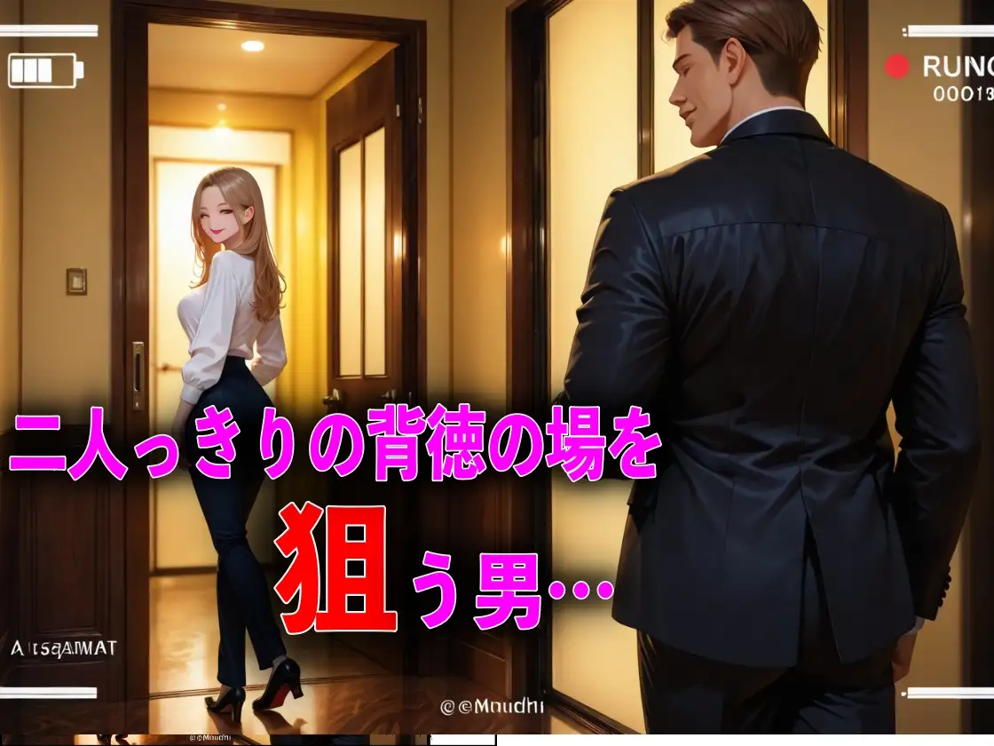 夫と倦怠期中不倫現場を盗撮され中出しW不倫した話 サンプル画像 5