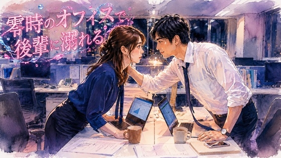 零時のオフィスで、後輩に溺れる-0画像