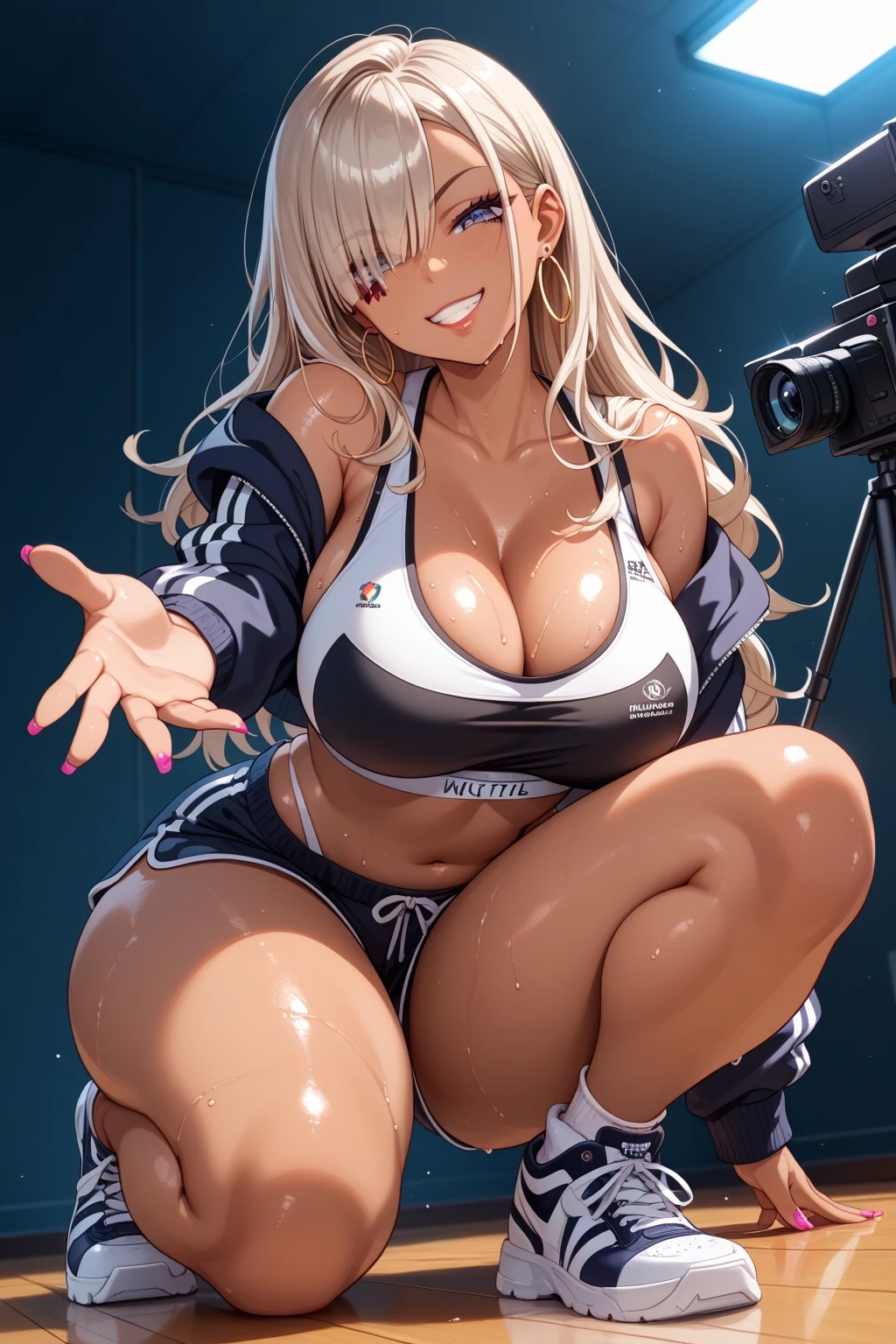 【黒ギャル】圧強め パーカーギャル Vol.2 画像2