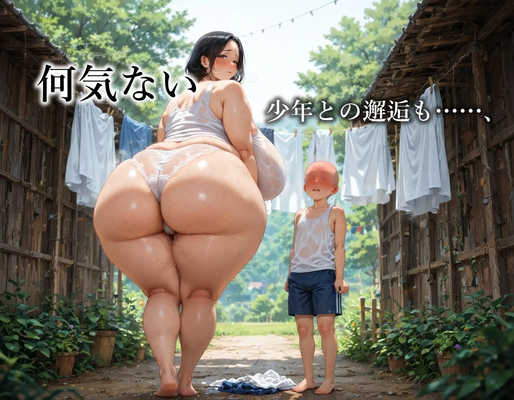 むちむちママの夏休み【208枚】 サンプル画像 3