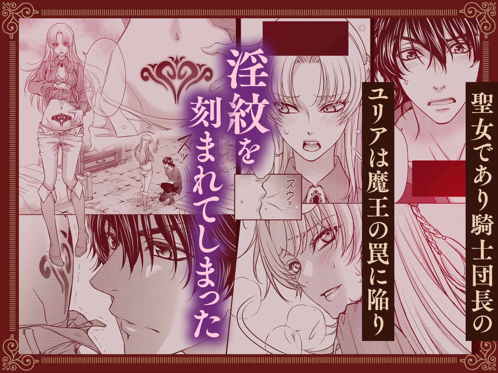 淫紋付き女騎士は、魔王討伐任務のためライバルの黒騎士に頼ることにした 画像2