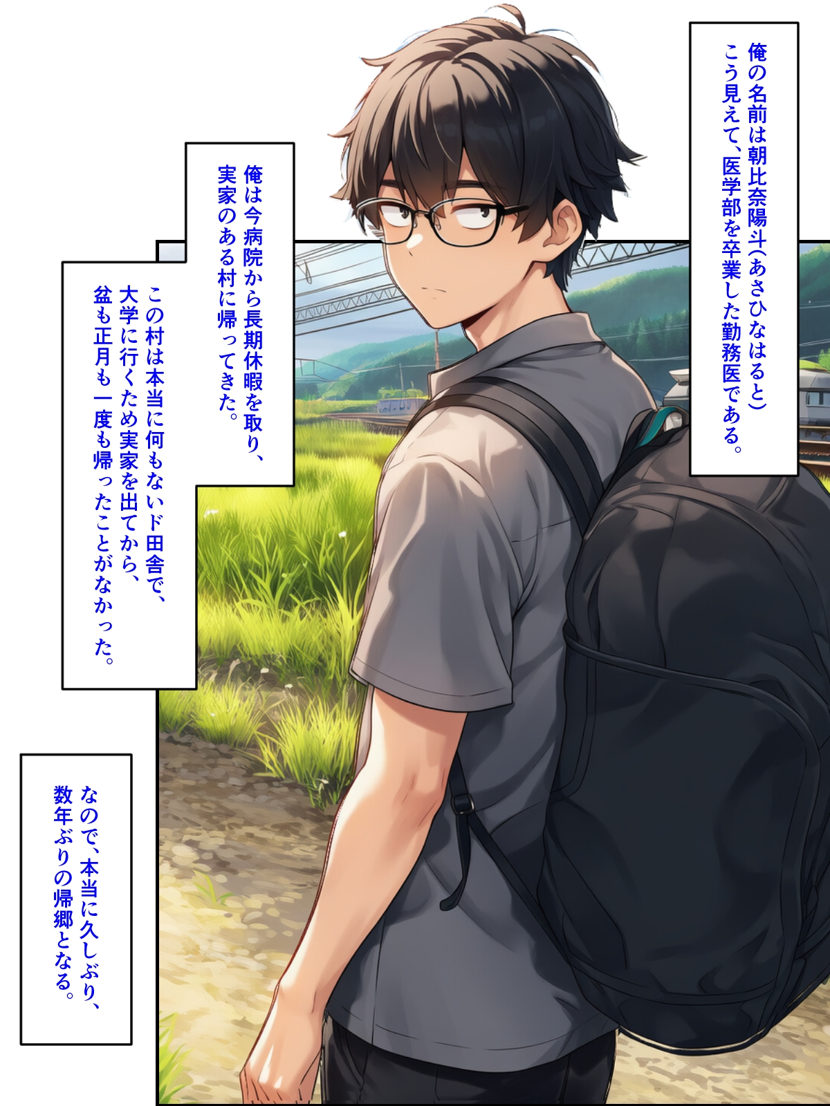 久しぶりに帰った田舎で、幼なじみと思い出巡りする話 画像2