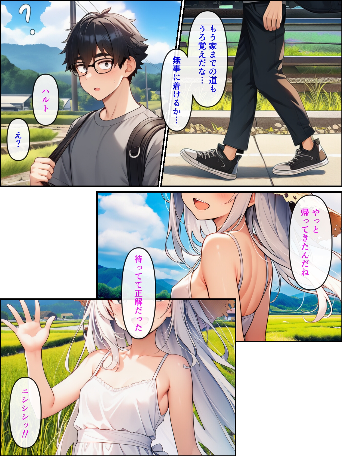 久しぶりに帰った田舎で、幼なじみと思い出巡りする話 画像3