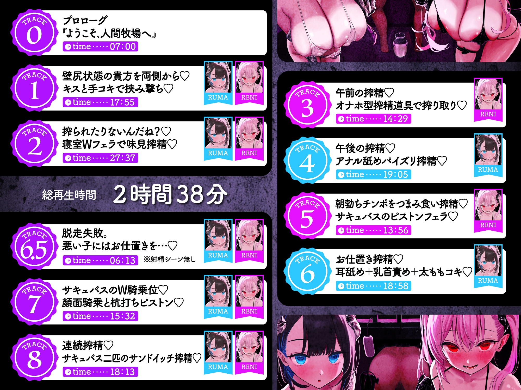 【搾精家畜生活】人間牧場-貳-サキュバスが経営する牧場で、食用精液をひたすら搾られ続ける生活 画像5