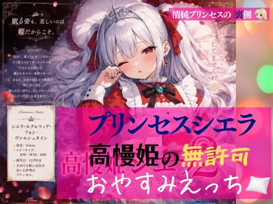 清純プリンセスの裏側 プリンセスシエラ 高慢姫の無許可 すやすやえっち