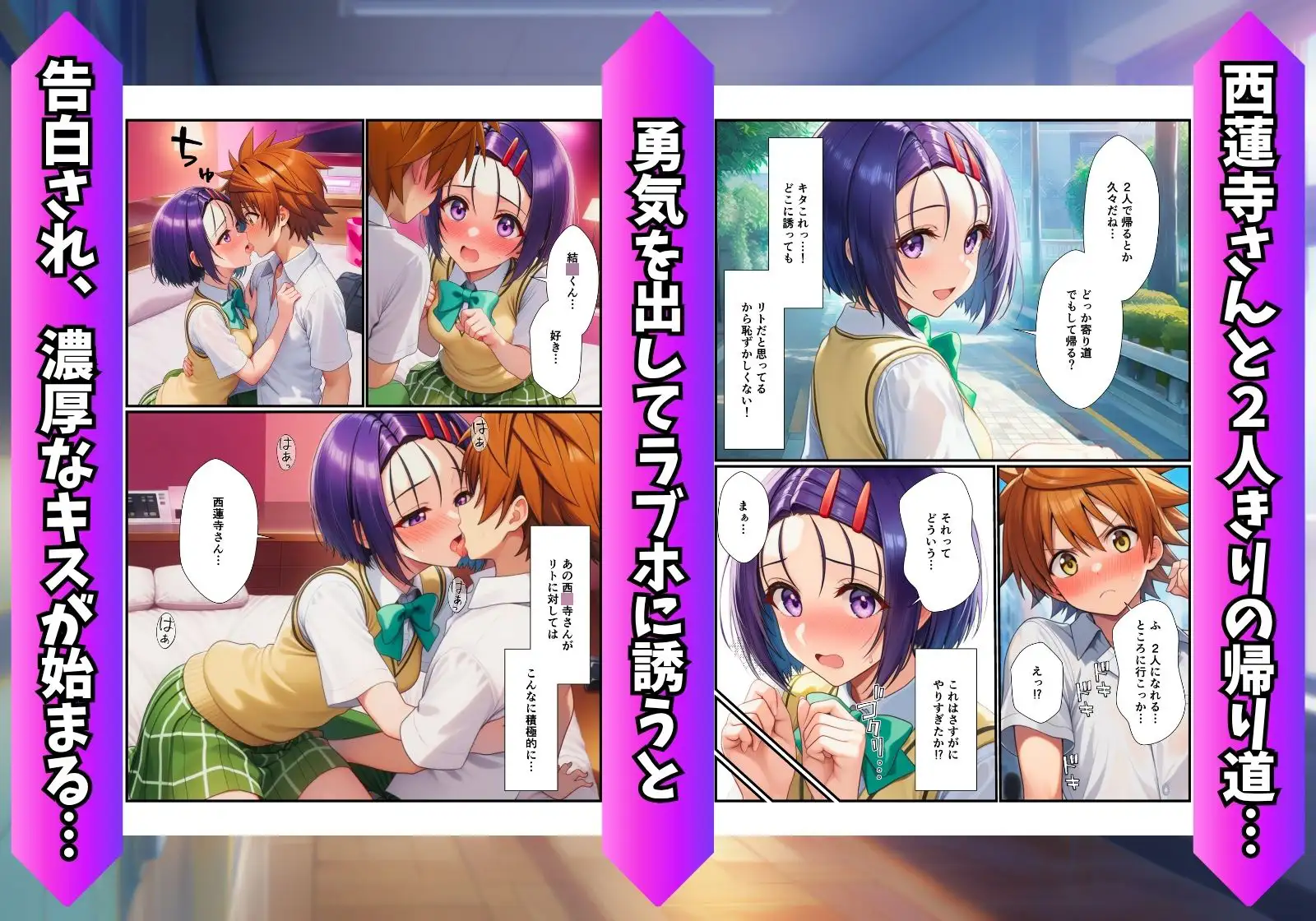 陰キャの俺がリトに憑依！トラブル娘とイチャラブ孕ませ放題！ サンプル画像 2