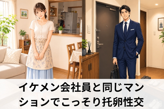 イケメン会社員と同じマンションで不倫生活。濃い精液が欲しくて托卵性活がやめられない。