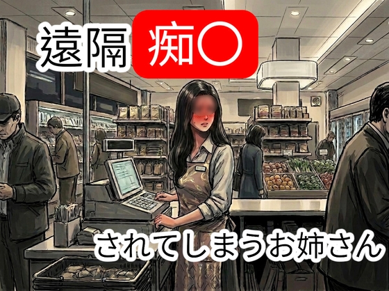 仕事中に遠隔でブラやショーツの中を舐め回されて逝かされてしまうお姉さん-0画像