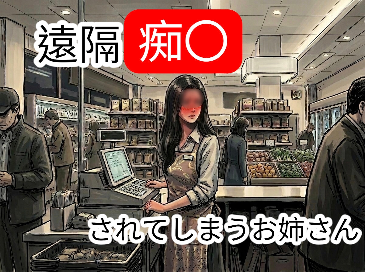 仕事中に遠隔でブラやショーツの中を舐め回されて逝かされてしまうお姉さん-1画像