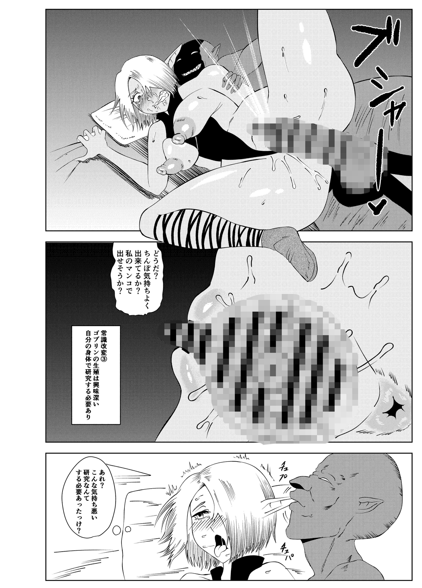 転生ゴブリン～前世で童貞のまま死んだ俺はチート催○で自分より強くて大きい女を犯しまくる 女魔術師編 中編～-3