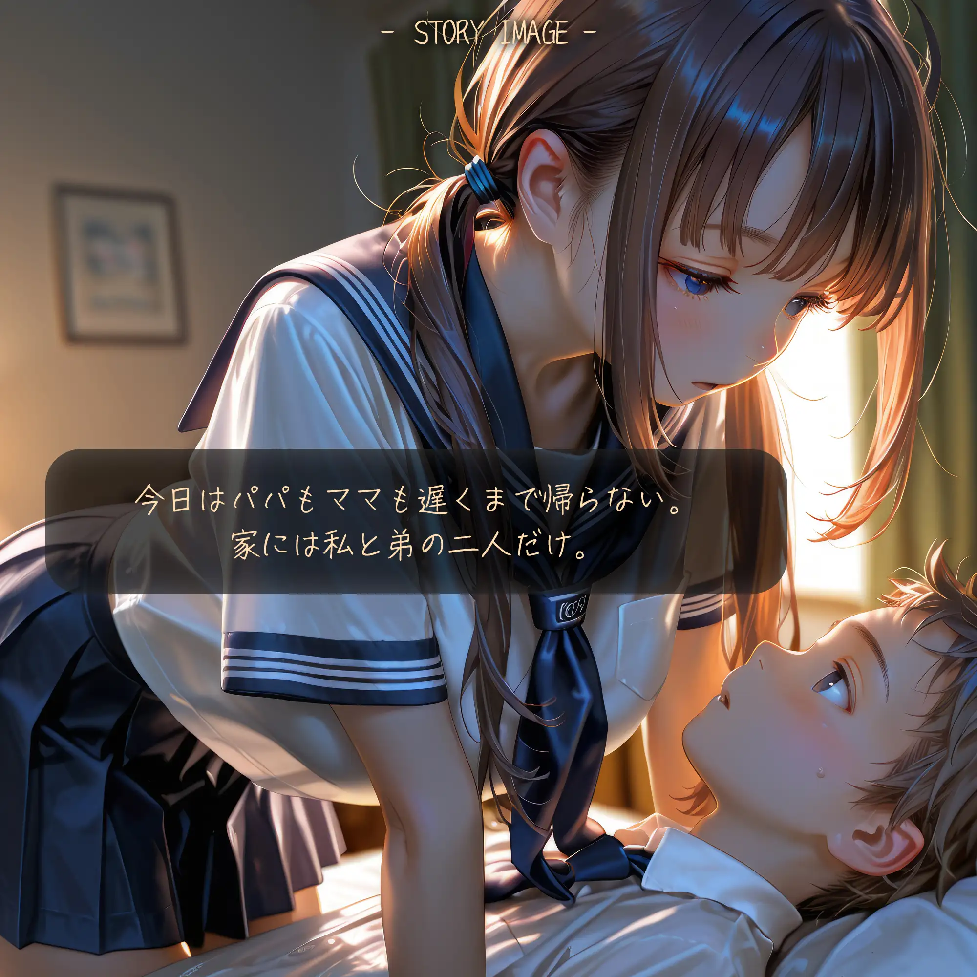【動画】お姉ちゃんと弟の甘えんぼ共依存セックス〜弟チンポに跨がってイキ狂うお姉ちゃん〜【静止画】 サンプル画像 3