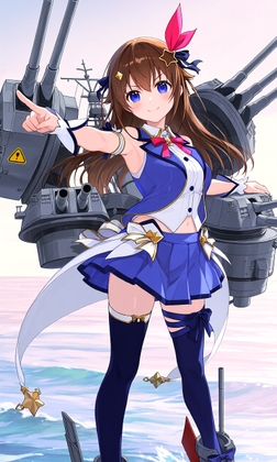 武装した少女