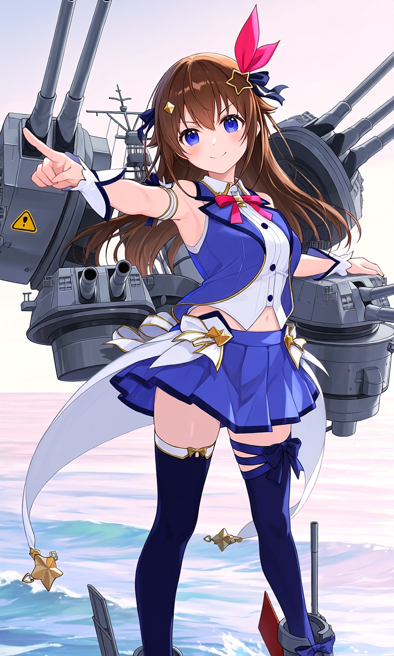 武装した少女 画像1