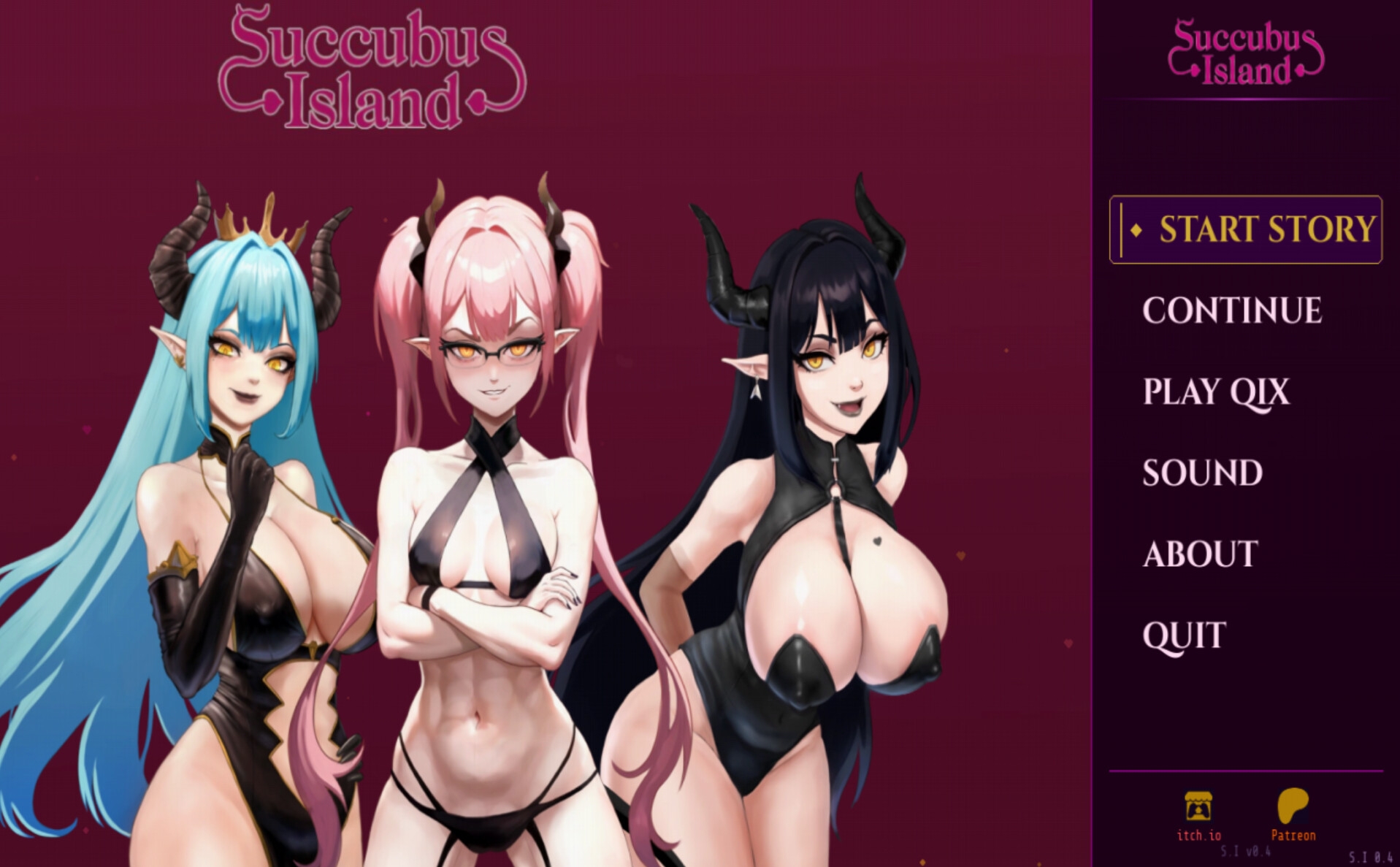 Succubus Island Visual Novel